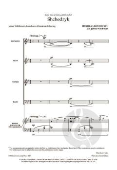 Shchedryk von James Whitbourn (Download) 