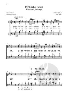 Three Romantic Partsongs von Hugo Wolf (Download) 