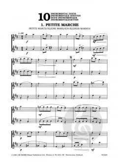 10 Instrumental Duets von Andre Waignein 