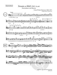 Sonate a-Moll TWV 41:a6 von Georg Philipp Telemann 