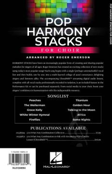 Pop Harmony Stacks for Choir 