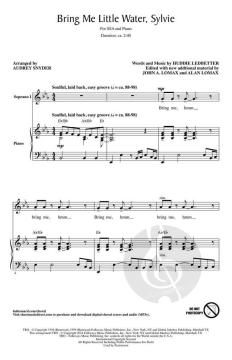 Bring Me Little Water, Sylvie von Huddie Ledbetter 