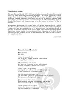 L'innamorato von Giovanni Giacomo Gastoldi 