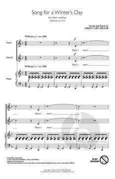 Song for a Winter's Day von Cristi Cary Miller (Download) 