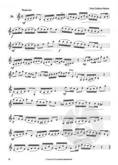 30 Melodic Studies for Clarinet von Paula Crasborn-Mooren 