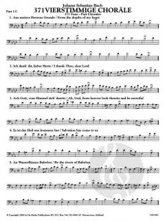 371 vierstimmige Choräle von Johann Sebastian Bach 