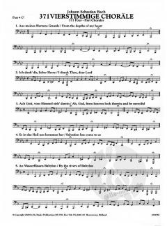 371 vierstimmige Choräle von Johann Sebastian Bach 