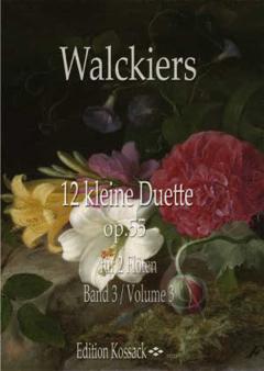 12 kleine Duette op. 55 Band 3 (Nr. 7-9) von Eugène Walckiers 
