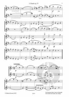 12 kleine Duette op. 55 Band 3 (Nr. 7-9) von Eugène Walckiers 