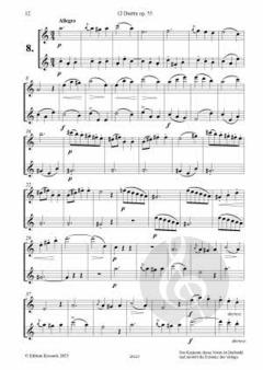 12 kleine Duette op. 55 Band 3 (Nr. 7-9) von Eugène Walckiers 