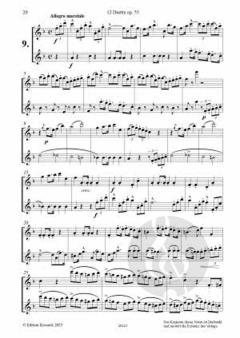 12 kleine Duette op. 55 Band 3 (Nr. 7-9) von Eugène Walckiers 