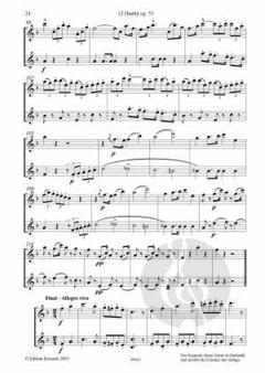 12 kleine Duette op. 55 Band 3 (Nr. 7-9) von Eugène Walckiers 