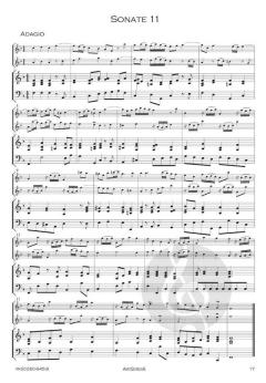 12 Sonaten Band 3: Sonaten 9-12 von Giuseppe Sammartini 