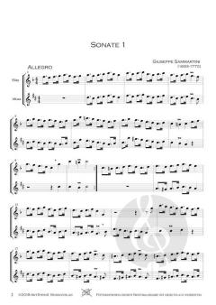 12 Sonaten Band 1: Sonaten 1-4 von Giuseppe Sammartini 