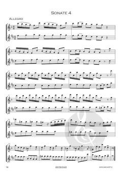 12 Sonaten Band 1: Sonaten 1-4 von Giuseppe Sammartini 