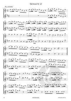 12 Sonaten Band 1: Sonaten 1-4 von Giuseppe Sammartini 