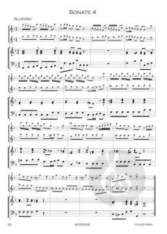 12 Sonaten Band 1: Sonaten 1-4 von Giuseppe Sammartini 