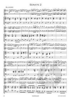 12 Sonaten Band 1: Sonaten 1-4 von Giuseppe Sammartini 