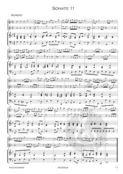 12 Sonaten Band 3: Sonaten 9-12 von Giuseppe Sammartini 