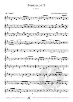Serenade 3 von Wolfgang Amadeus Mozart 