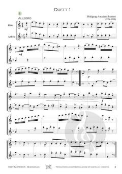 12 kleine Duette von Wolfgang Amadeus Mozart 