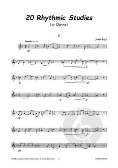 20 Rhythmic Studies von Johan Nijs 