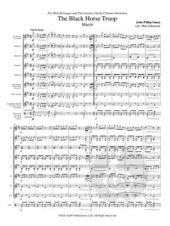 The Black Horse Troop von John Philip Sousa 