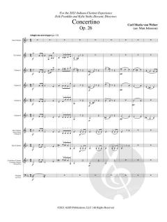 Concertino op. 26 von Carl Maria von Weber 
