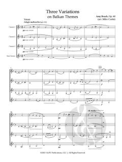 3 Variations on Balkan Themes von Amy Beach 