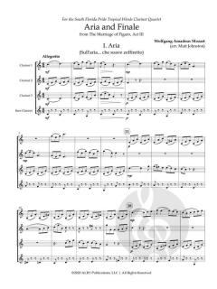 Aria and Finale von Wolfgang Amadeus Mozart 