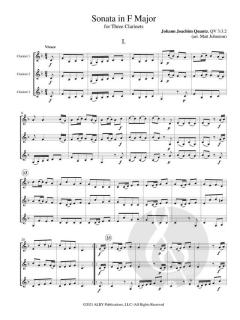 Sonata in F Major von Johann Joachim Quantz 