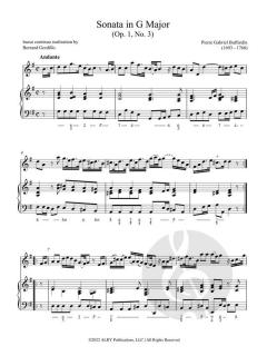 3 Sonatas from op. 1 (Nos. 3, 4 and 5) von Pierre-Gabriel Buffardin 