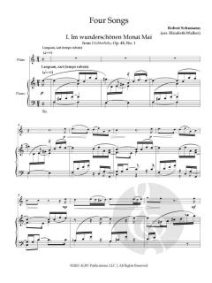 4 Songs von Robert Schumann 