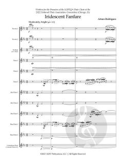Iridescent Fanfare von Arturo Rodriguez 