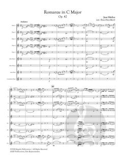 Romanze in C Major op. 42 von Jean Sibelius 