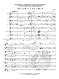 Meditation on "Abide With Me" von Kelly Via 