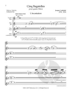 5 Bagatelles von Jacques Castérède 