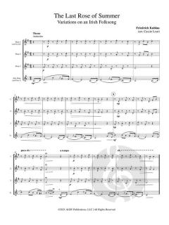 The Last Rose of Summer von Friedrich Kuhlau 