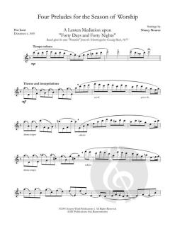 4 Preludes for the Season of Worship von Nancy Nourse 