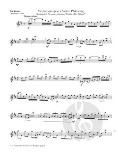 4 Preludes for the Season of Worship von Nancy Nourse 