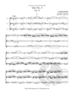 Trio No. 1 op. 13 von Friedrich Kuhlau 