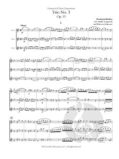 Trio No. 3 op. 13 von Friedrich Kuhlau 