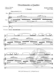 Divertimento a Quattro von Jacques Castérède 