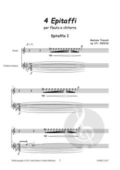 Epitaffio von Gaetano Troccoli 