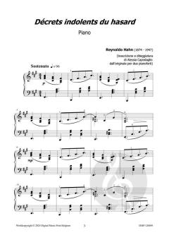 Decrets Indolents von Reynaldo Hahn 