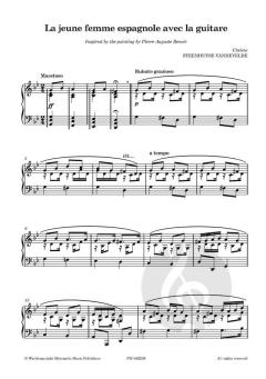 La jeune femme Espagnole avec la guitare von Christa Steenhuyse-Vandevelde 