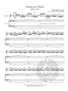 Sonata in E Minor BWV 1023 von Johann Sebastian Bach 