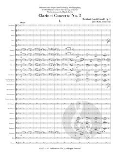 Clarinet Concerto No. 2 op. 5 von Bernhard Henrik Crusell 