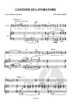 Calabrian Songs von Louis Anthony de Lise 