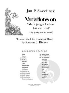 Variations on "Mein junges Leben hat ein End" von Jan Pieter Sweelinck 